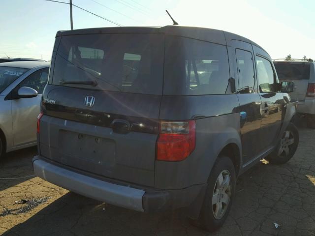 5J6YH28504L007018 - 2004 HONDA ELEMENT BLACK photo 4