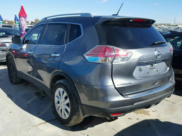 KNMAT2MT6GP728970 - 2016 NISSAN ROGUE S GRAY photo 3