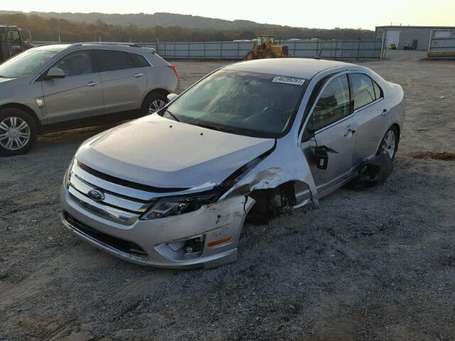 3FAHP0JG5BR168672 - 2011 FORD FUSION SEL SILVER photo 2