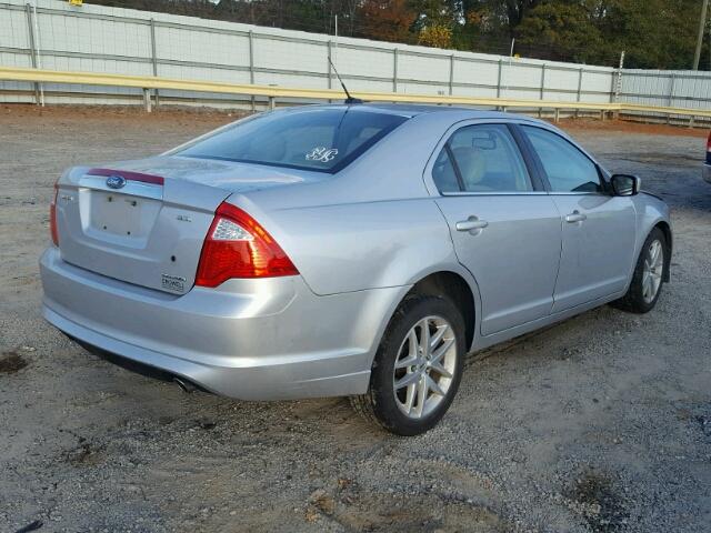 3FAHP0JG5BR168672 - 2011 FORD FUSION SEL SILVER photo 3