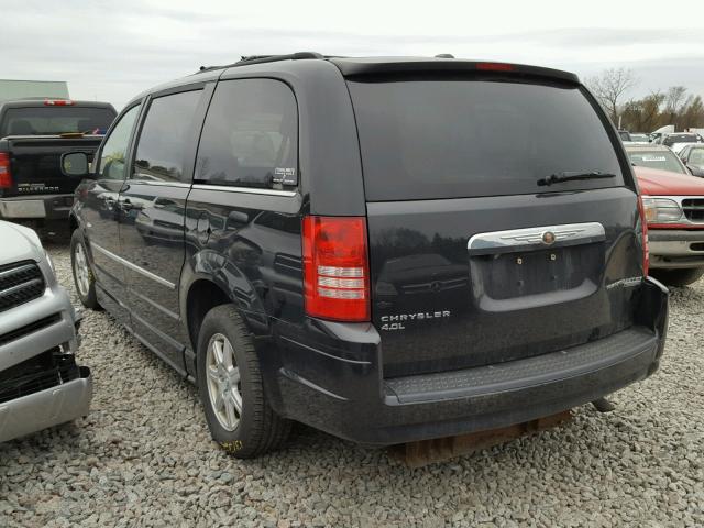 2A4RR5DX7AR501230 - 2010 CHRYSLER TOWN & COU BLACK photo 3