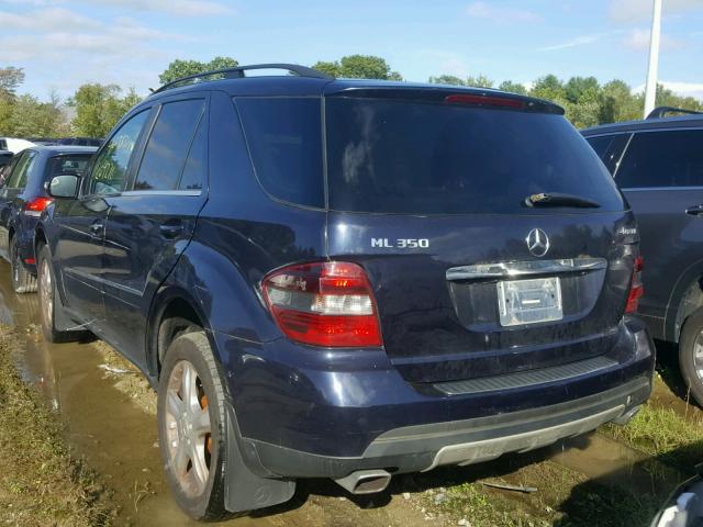 4JGBB86EX6A049113 - 2006 MERCEDES-BENZ ML 350 BLUE photo 3