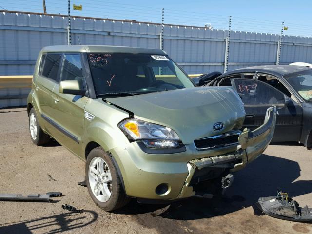 KNDJT2A21B7309204 - 2011 KIA SOUL + GREEN photo 1