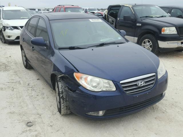 KMHDU46D28U371751 - 2008 HYUNDAI ELANTRA GL BLUE photo 1