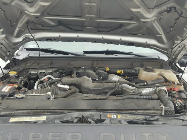 1FT8X3AT6FEA35579 - 2015 FORD F350 SUPER GRAY photo 7