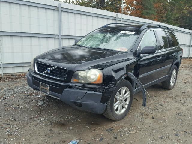 YV1CZ911551187990 - 2005 VOLVO XC90 T6 BLACK photo 2