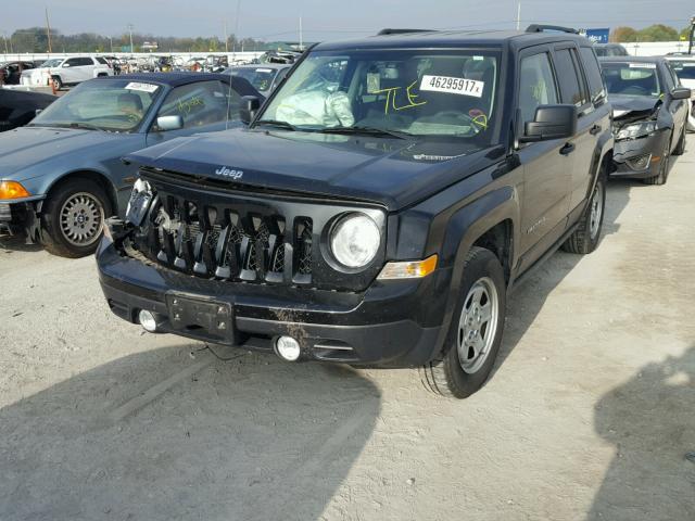 1C4NJPBBXGD649639 - 2016 JEEP PATRIOT SP BLACK photo 2