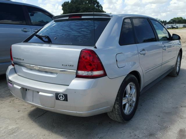 1G1ZT62855F119356 - 2005 CHEVROLET MALIBU MAX 银色 照片 4