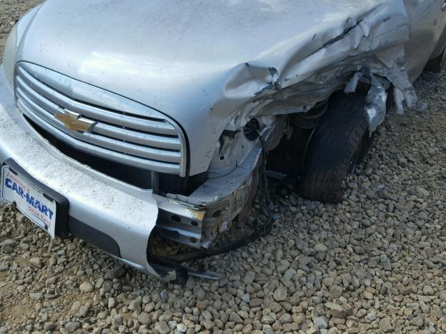 3GNBAAFW5BS642725 - 2011 CHEVROLET HHR LS ვერცხლისფერი ფოტო 9