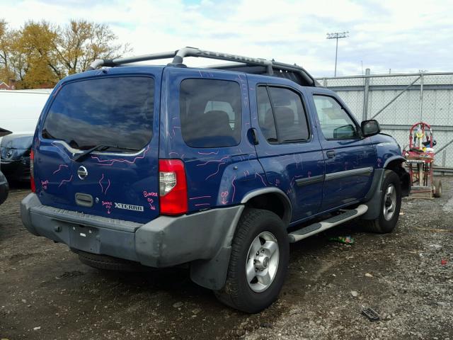 5N1ED28Y33C684895 - 2003 NISSAN XTERRA XE BLUE photo 4