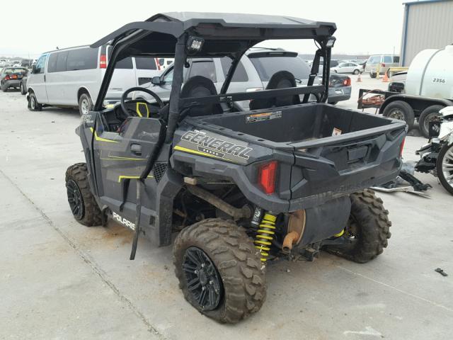 3NSRGK999HH004564 - 2017 POLARIS GENERAL 10 BLACK photo 3