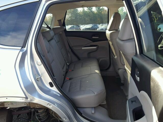 2HKRM4H74EH709058 - 2014 HONDA CR-V EXL SILVER photo 6