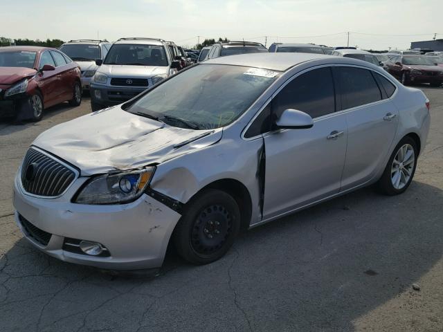 1G4PR5SK3E4201693 - 2014 BUICK VERANO CON SILVER photo 2