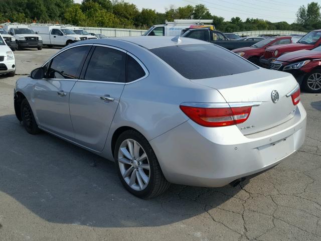 1G4PR5SK3E4201693 - 2014 BUICK VERANO CON SILVER photo 3