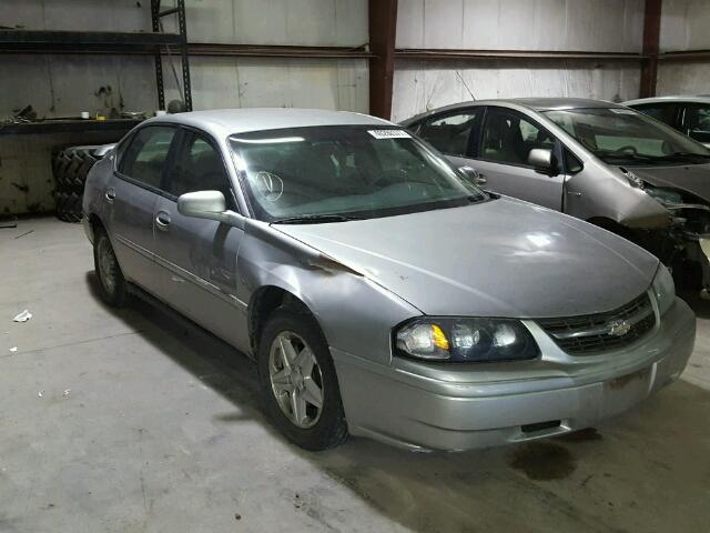 2G1WF55E659377240 - 2005 CHEVROLET IMPALA SILVER photo 1