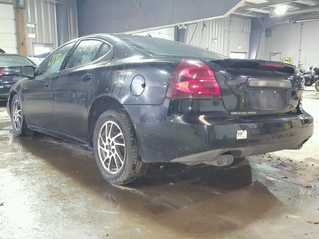 2G2WR524741115934 - 2004 PONTIAC GRAND PRIX BLACK photo 3