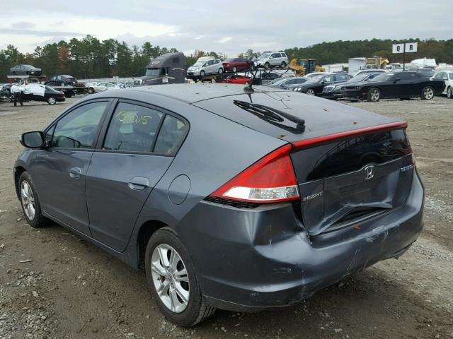 JHMZE2H75AS016138 - 2010 HONDA INSIGHT EX GRAY photo 3