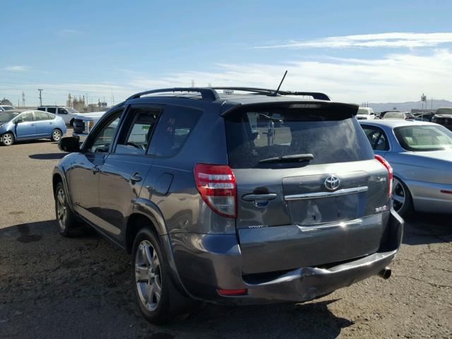 JTMBK32V395074381 - 2009 TOYOTA RAV4 CHARCOAL photo 3