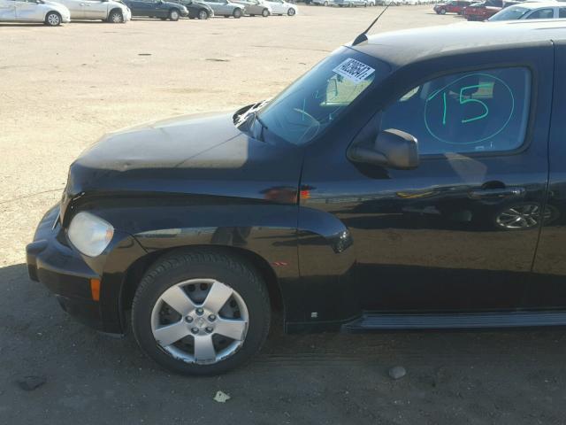 3GNCA13B09S501027 - 2009 CHEVROLET HHR LS BLACK photo 10