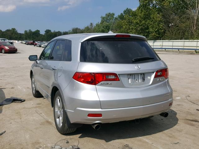 5J8TB18258A020688 - 2008 ACURA RDX SILVER photo 3