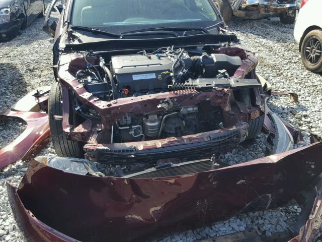 1HGCR3F80DA042347 - 2013 HONDA ACCORD EXL RED photo 9