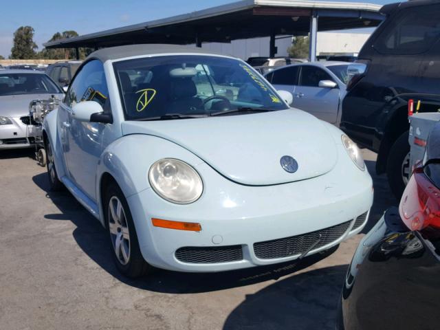 3VWRF31Y86M311559 - 2006 VOLKSWAGEN NEW BEETLE 青色 照片 1