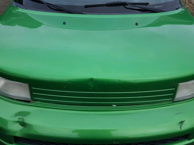 JTLKT324264068016 - 2006 TOYOTA SCION XB GREEN photo 7