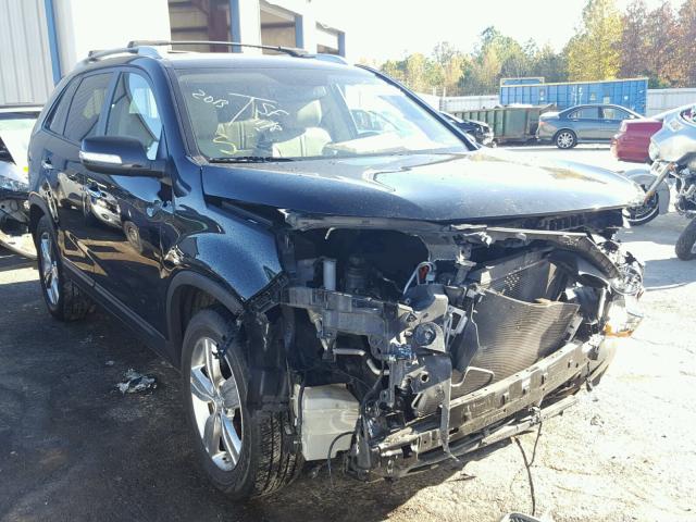 5XYKU4A67DG340513 - 2013 KIA SORENTO EX BLACK photo 1