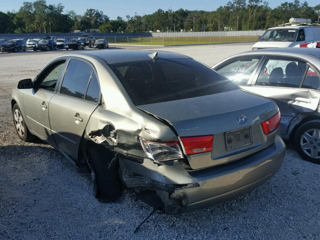 5NPET4AC7AH648582 - 2010 HYUNDAI SONATA GLS TAN photo 3