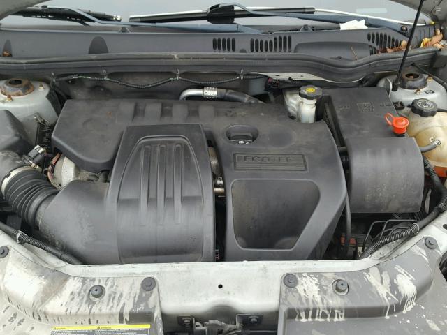 1G1AT58H297275921 - 2009 CHEVROLET COBALT SILVER photo 7