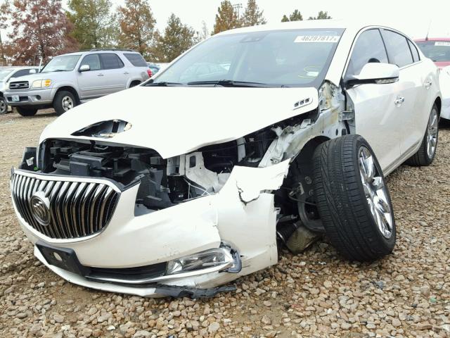 1G4GD5G31EF223454 - 2014 BUICK LACROSSE WHITE photo 2