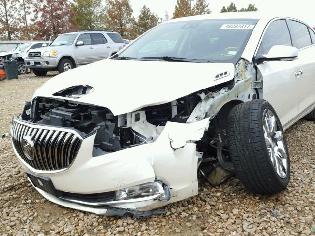 1G4GD5G31EF223454 - 2014 BUICK LACROSSE WHITE photo 9