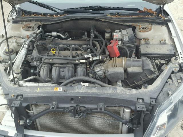 3FAHP0HA0AR253080 - 2010 FORD FUSION SE SILVER photo 7