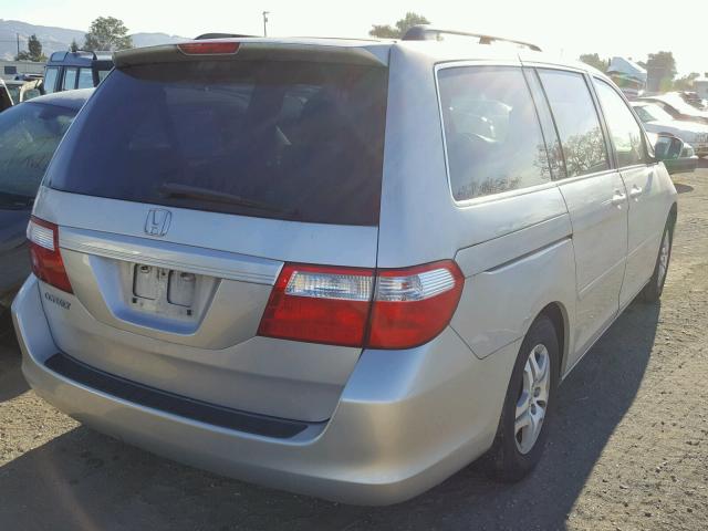 5FNRL38436B417842 - 2006 HONDA ODYSSEY SILVER photo 4