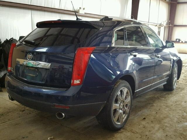 3GYFNEEYXBS567684 - 2011 CADILLAC SRX PERFOR BLUE photo 4