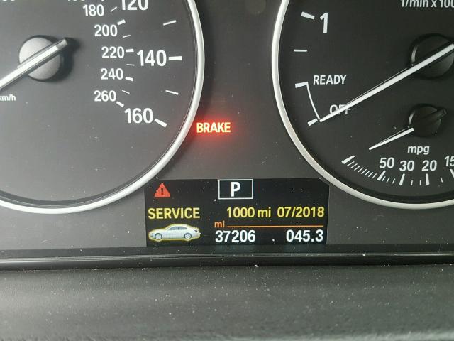 WBA3C1C57FP852716 - 2015 BMW 328 I SULE BLACK photo 8