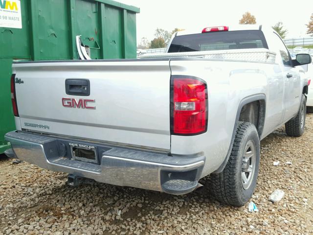 1GTN2TEC4EZ282392 - 2014 GMC SIERRA SILVER photo 4