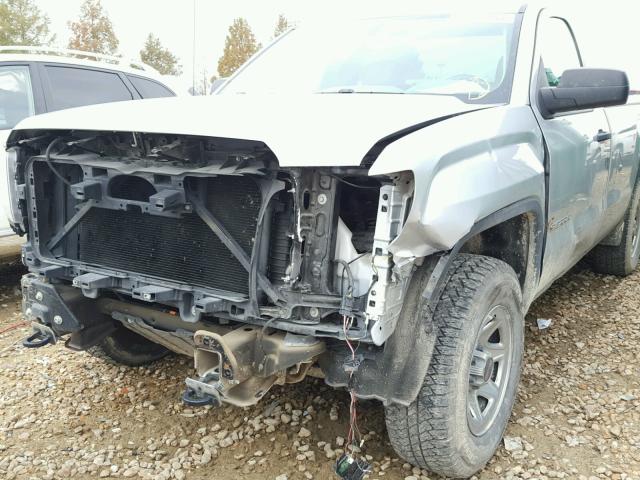 1GTN2TEC4EZ282392 - 2014 GMC SIERRA SILVER photo 9