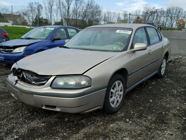 2G1WF52E929310907 - 2002 CHEVROLET IMPALA 棕色 照片 2