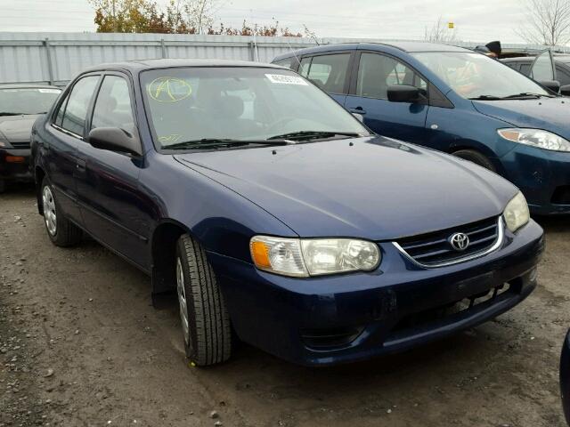 2T1BR12E52C882742 - 2002 TOYOTA COROLLA CE BLUE photo 1