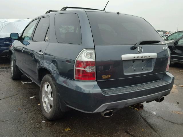 2HNYD18284H558239 - 2004 ACURA MDX GREEN photo 3