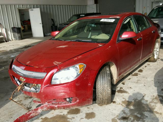 1G1ZK57B19F107924 - 2009 CHEVROLET MALIBU LTZ MAROON photo 2