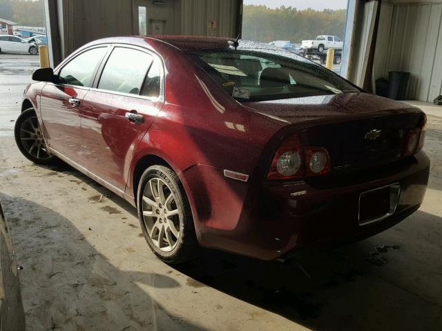 1G1ZK57B19F107924 - 2009 CHEVROLET MALIBU LTZ MAROON photo 3