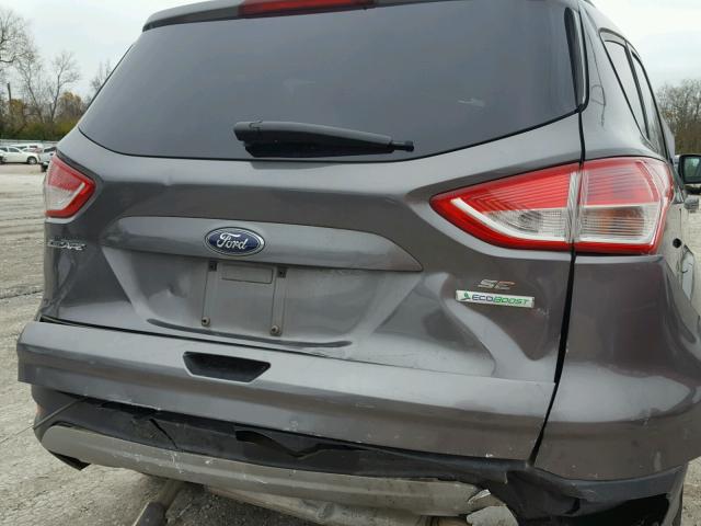 1FMCU0GX7DUC68395 - 2013 FORD ESCAPE SE GRAY photo 9