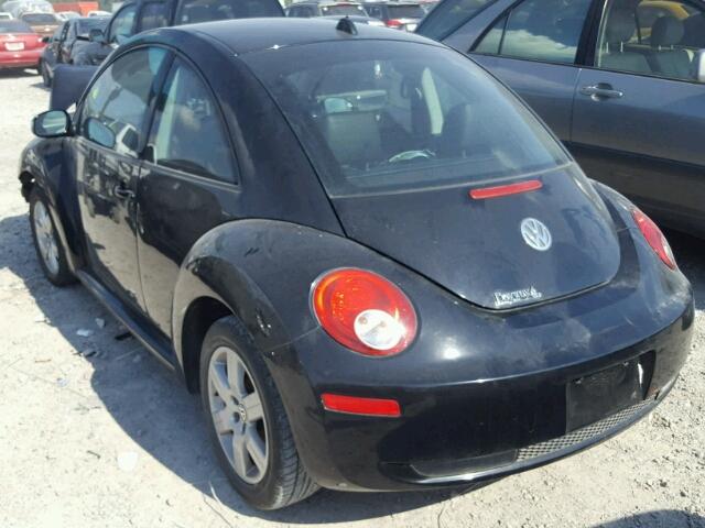 3VWRW31C47M506077 - 2007 VOLKSWAGEN NEW BEETLE 黑色 照片 3