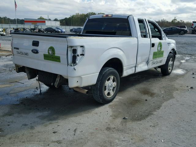 1FTFX1EFXBKD22824 - 2011 FORD F150 SUPER WHITE photo 4