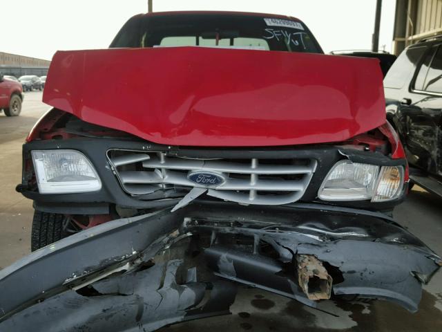 1FTRW07L82KB40049 - 2002 FORD F150 SUPER RED photo 7