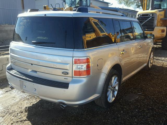 2FMHK6D89HBA13173 - 2017 FORD FLEX LIMIT SILVER photo 4