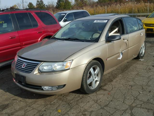 1G8AL55F76Z151065 - 2006 SATURN ION LEVEL GOLD photo 2