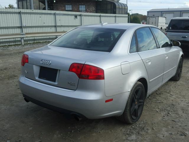 WAUDF78E36A232374 - 2006 AUDI A4 SILVER photo 4